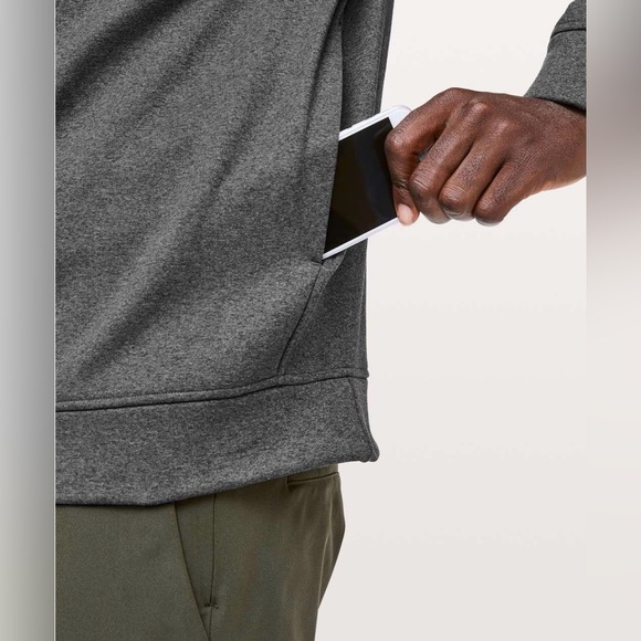 NWOT Lululemon City Sweat Pullover Hoodie *Thermo
Heathered Coal - Picture 3 of 7